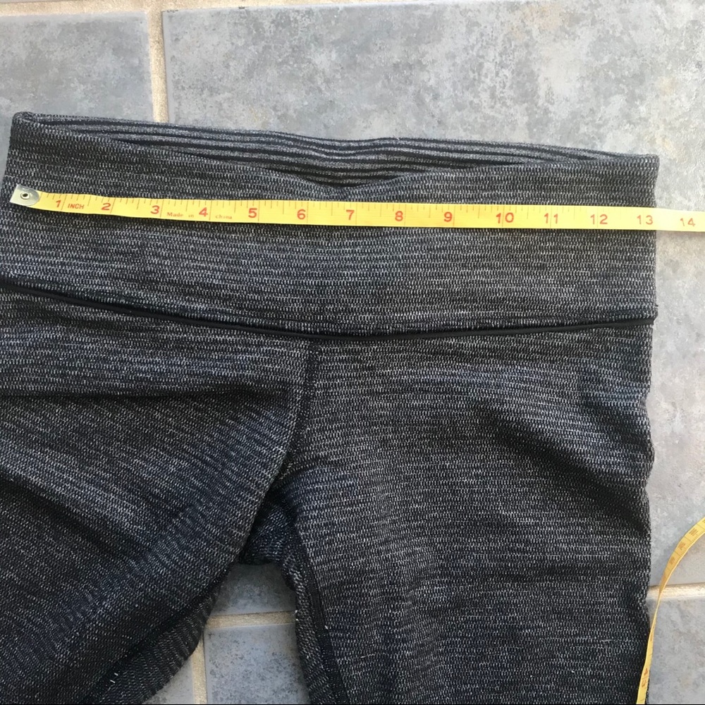 Lululemon Leggings Mid Rise Grey Warm Thermal 2 - Picture 4 of 10
